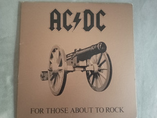 AC DC "For Those About To Rock We Salute You" 1981 г. (Made in USA, Nm/Nm)