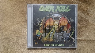 Лицензионный CD группы Overkill "Under The Influence" Gold Plated CD