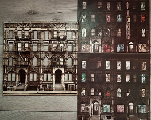 LED ZEPPELIN PHYSICAL GRAFFITI ( SWAN SONG SSK 89400 A1/B2/C/D ) ORIGINAL COVER with CUT WINDOW 1