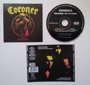 Coroner – Punishment For Decadence CD
