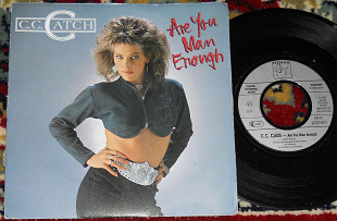 C.C. Catch – Are You Man Enough + C.C. Catch – House Of Mystic Lights 7", 45 RPM (VG\VG+\EX)