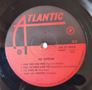 LED ZEPPELIN 1969 first Italy press LP
