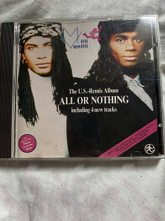 Milli Vanilli ‎– All Or Nothing - The U.S. Remix Album