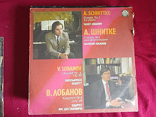 Альфред Шнитке / Василий Лобанов * –Соната для фортепиано № 1/ Квартет № 4, Op.49