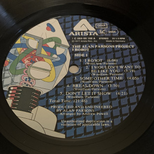The Alan Parsons Project – I Robot - 77