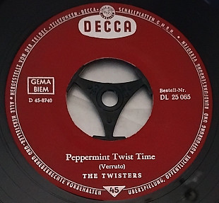 The Twisters – Peppermint Twist Time / Silly Chili 1962 (Germany) VG\VG+\EX