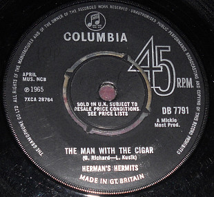 Herman's Hermits – A Must To Avoid \ The Man With The Cigar 1965 (UK) VG\VG+\EX