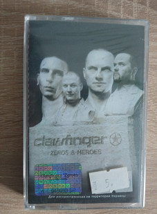Запакована ліцензійна аудіокасета Clawfinger "Zeros and heroes"