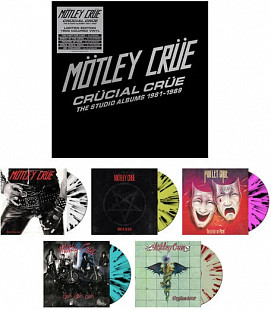 Mötley Crüe - Crücial Crüe (Reissue) (Box Set) (Coloured) (180 g) (5 LP) Vinyl Harbor - Вінілові пла