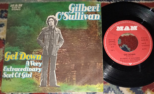 Gilbert O'Sullivan – Get Down \ A Very Extraordinary Sort Of Girl 1973 (Germany) VG\VG+\EX