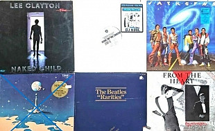 Е6 Vinyl 5 шт Beatles, Lee Clayton, Jacksons, From the Heart -винил