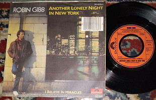 Robin Gibb – Another Lonely Night In New York \ I Believe In Miracles 1983 (Germany) VG\VG+\EX