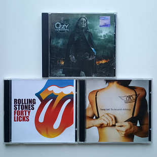 Лот 3 x CD Ліцензійні видання Ozzy Osbourne Rolling Stones Aerosmith