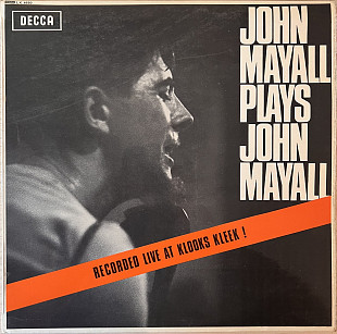 John Mayall – John Mayall Plays John Mayall 1967, UK, LP, Album, Mono