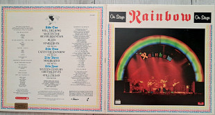 RAINBOW ON STAGE 2LP ( OYSTER / POLYDOR OY 2 -1801 A/B/C/D ) G/F 1977 CANADA