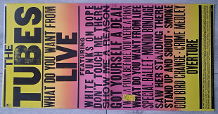 THE TUBES WHAT DO YOU WANT FROM LIVE 2 LP ( A&M AMLM 69460 A1/B1/C1/D1 ) G/F 1978 HOLL