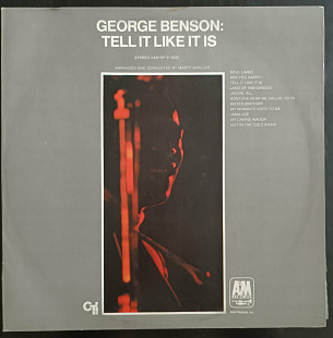 George Benson — Tell It Like It Is (1984 LP, PGP RTB, Yugoslavia) Gatefold