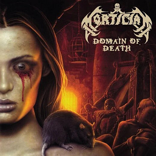 Mortician - Domain Of Death (Reissue) (Orange Krush with Bone White Red and Oxblood Splatter Coloure