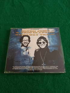 Elton John & Eric Clapton - Runaway Train (1992) original cd