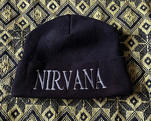 Вінажна шапка Nirvana (Made in England) / Рок мерч Нірвана 100% акрил
