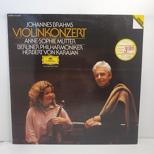 Johannes Brahms - Anne-Sophie Mutter... – Violinkonzert LP 12" (Прайс 50595)