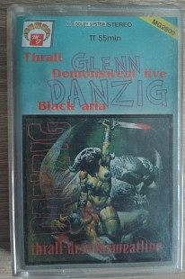 Аудіокасета Danzig" Black Aria"/Glenn "Thrall demonsweat live"