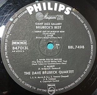 The Dave Brubeck Quartet – Brubeck’s Best
