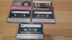 Аудиокассеты Denon DX( лот5 шт)