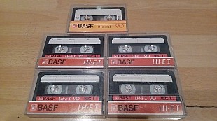 Аудиокассеты Basf(лот 5 шт)