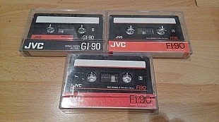Аудиокассеты JVC( лот 3 шт )