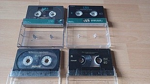 Аудиокассеты Sony, Maxell chrome лот 4 шт