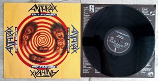 ANTHRAX STATE OF EUPHORIA ( MEGAFORCE 209 334 A1/B1 ) 1988 GER