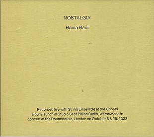Hania Rani — Nostalgia (CD, 2024)