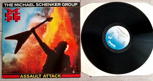 MSG - THE MICHAEL SCHENKER GROUP  ASSAULT ATTACK ( CHRYSALIS 205 094 A1/B1 ) 1982 GER 