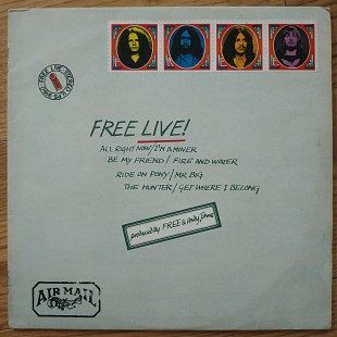 Free Live UK press lp vinyl