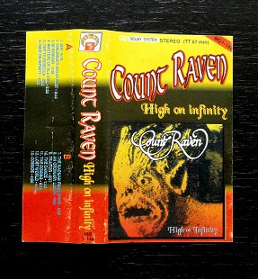 Культ Traditional/Stoner Doom! Аудиокассета Count Raven – High On Infinity (1994)