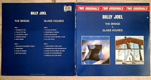 BILLY JOEL THE BRIDGE / GLASS HOUSES 2 LP ( CBS 465220-1 A1/B1-A1/B1 ) G/F 1990 REISSUE 1986/198