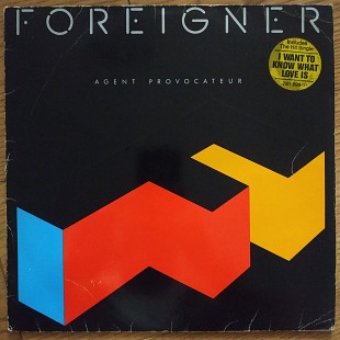 Foreigner Agent Provocateur UK first press lp vinyl