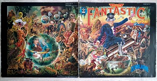 ELTON JOHN  CAPTAIN FANTASTIC & THE BROWN DIRT COWBOY ( DJM 2407 101 S1/S2 ) G/F 1975 GER VG+ NM  E