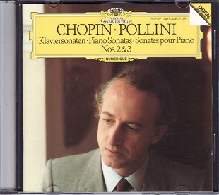Chopin. Pollini – Klaviersonaten = Piano Sonatas = Sonates Pour Piano Nos. 2 & 3. (W.German)y First