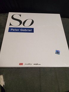 PETER GABRIEL SO 25TH ANNIVERSARY DELUXE EDITION 4CD + 2DVD + LP + 12 + 60 CASEBOUND BOOK