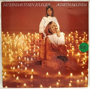 Agnetha Faltskog & Linda Ulvaeus EX ABBA - Nu Tandas Tusen Juleljus - 1980. (LP). 12. Vinyl. Sweden