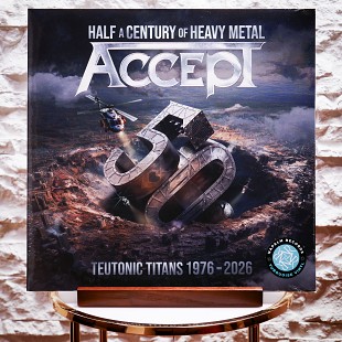 Accept – Teutonic Titans 1976-2026 (2LP, Limited Edition, Gatefold, Turquoise Vinyl)