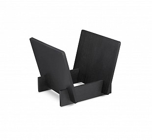 Підставка для вінілових платівок Dynavox LP stand ST40 бамбук, чорний(207699)
