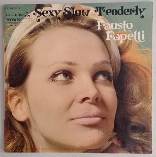 LP Fausto Papetti "Sexy Slow Tenderly" (8a Raccolta), France, 1968 год