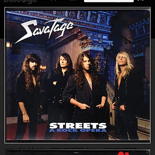 CD Savatage - Streets (A Rock Opera)