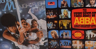 P-49 - ABBA- Boney M - Vinyl LP 12" винил 3 шт+ плакат