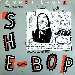 CYNDI LAUPER 12" «She Bop (Special Dance Mix)» ℗1984