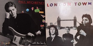 P-66 - Paul McCartney - Wings London Town - LP 12" винил 3 шт + плакат