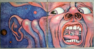 KING CRIMSON IN THE COURT OF THE CRIMSON KING ( PINK ISLAND ILPS9111 A2/B4 ) G/F 1969 GT BRITAIN